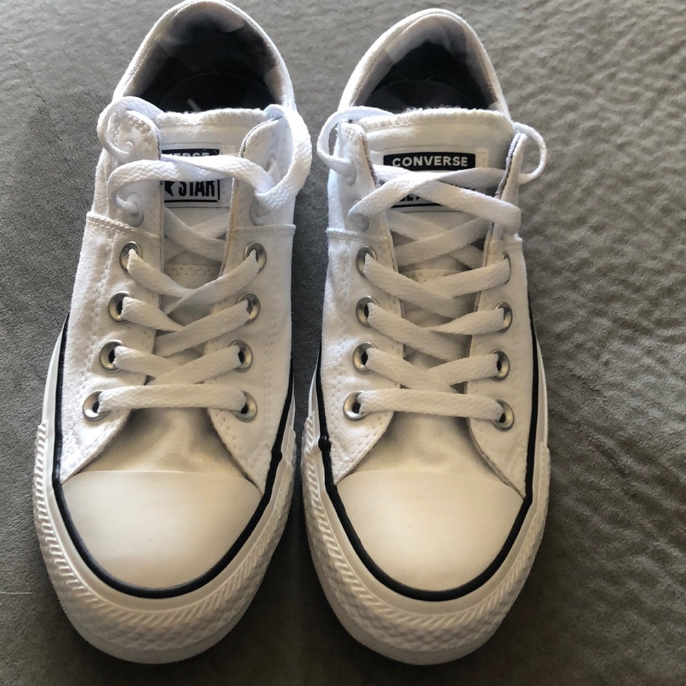 White converse shoes!